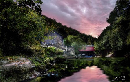 The Mill by 5fishcreative art print