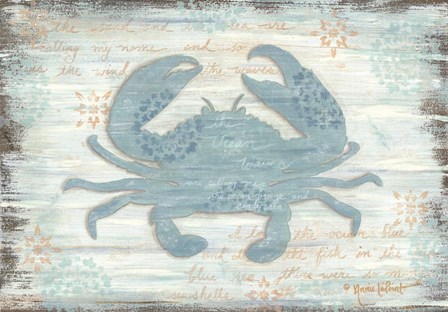 Ocean Crab by Annie Lapoint art print
