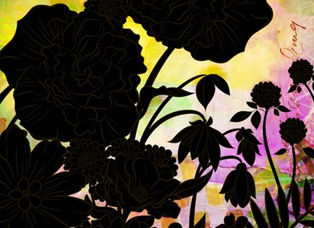 Brassy Begonia F by Delores Naskrent art print