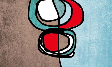 Vibrant Colorful Abstract-0-57-1 by Irena Orlov art print
