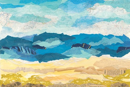 Abstract Coastal I by Courtney Prahl art print