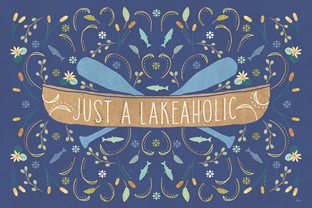 Otomi Lake I Dark by Veronique Charron art print