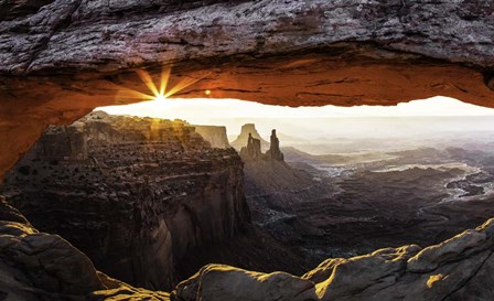 Mesa Arch Panorama by Duncan art print