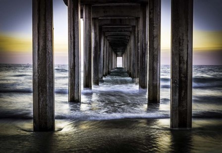 Cali Pier Sunset by Duncan art print