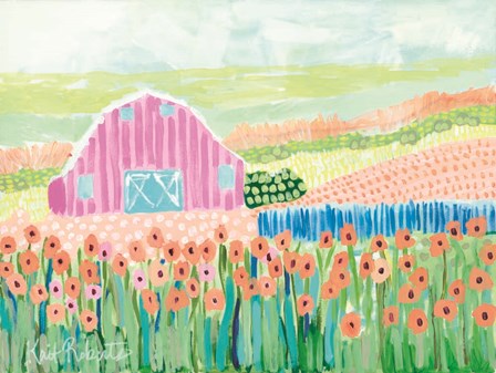 Strolling the Farm by Kait Roberts art print