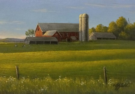 Lancaster County Farm by Wilhelm J. Goebel art print