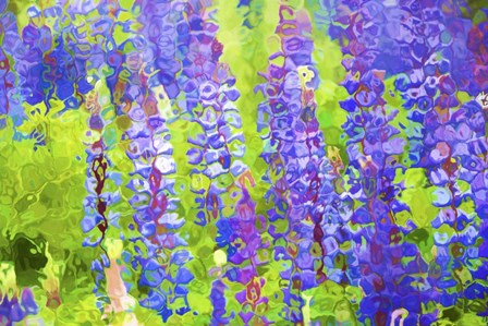 Fluid Flowers VIII by Cora Niele art print