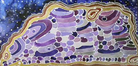 Purple Grape Agate by Lauren Moss art print