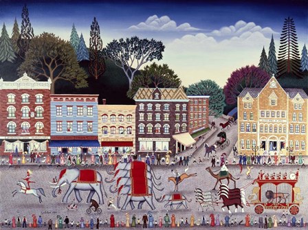 Circus Parade by Kathy Jakobsen art print