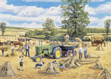 A Family Harvest by Trevor Mitchell art print