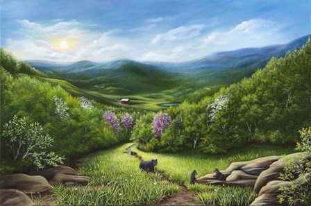 The Three Little Bears by Penny Scarboro Fine Art art print